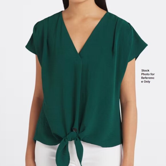 Beacon  Avianna Tie Front Blouse - Picture 1 of 4
